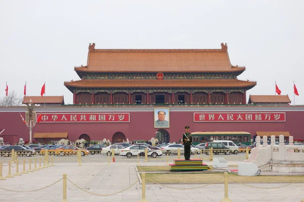 Tiananmen en beijing — Foto de Stock