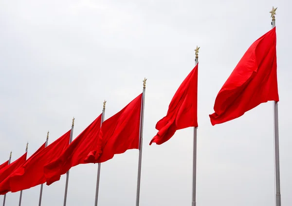 Kina flagga — Stockfoto