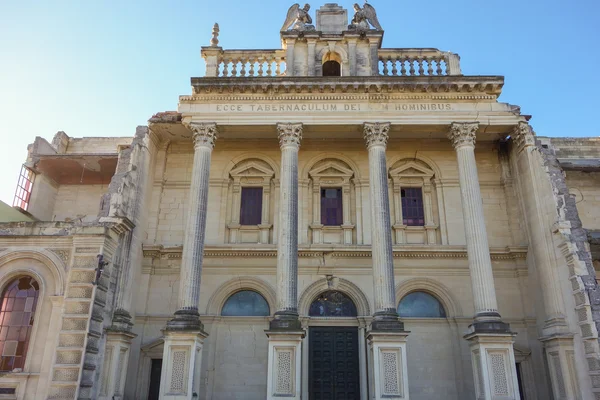 Kathedraal St Mary ruïnes in Christchurch — Stockfoto