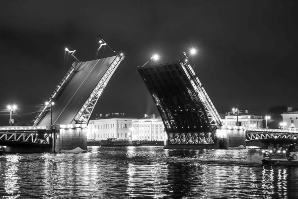 A Ponte do Palácio em São Petersburgo Rússia — Fotografia de Stock