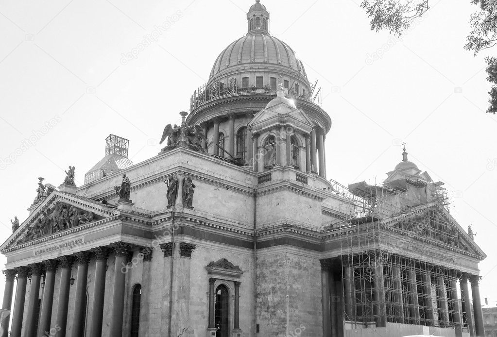 Saint Isaac cathedral in Saint Petersburg