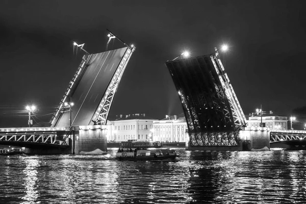 Die palastbrücke in st petersburg russland — Stockfoto