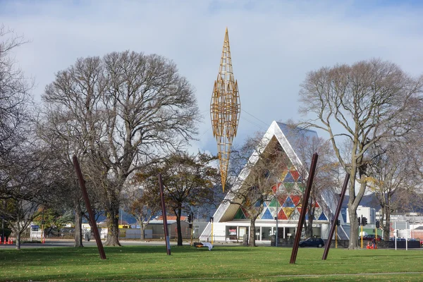 Transitional cathedral in Christchurch — Stock Photo, Image