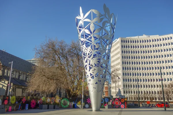 Blick auf christchurch — Stockfoto