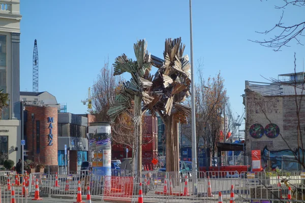 Ruiny zemětřesení v Christchurch — Stock fotografie