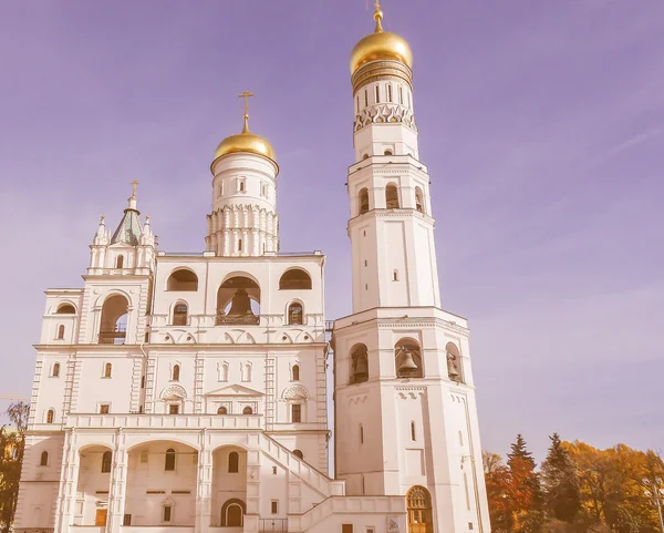 Retro patrząc Ivan Great Belltower w Moskwie — Zdjęcie stockowe