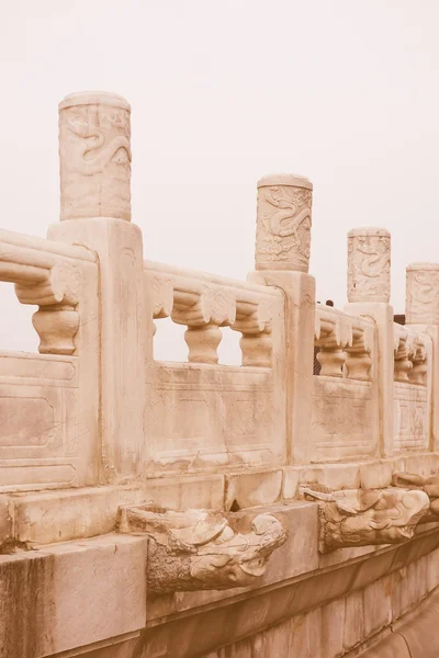 Retro mirando Templo del Cielo en Beijing — Foto de Stock