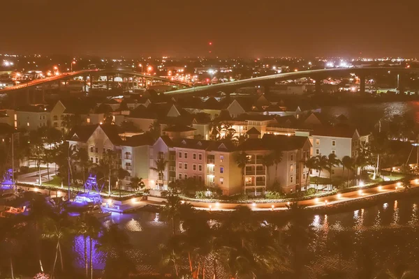 Vista aérea de Nassau de aspecto retro — Foto de Stock