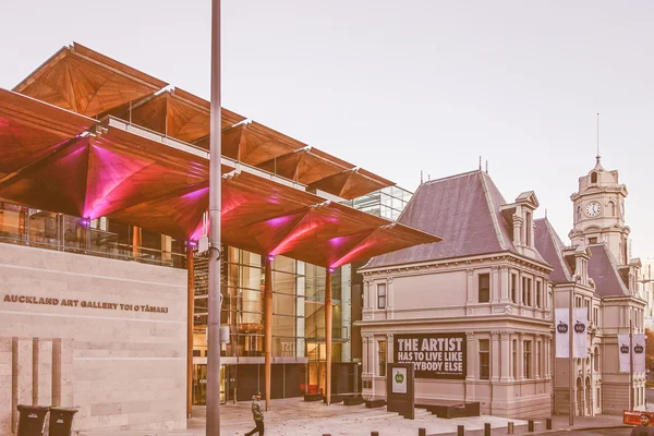 Retro galerie d'art à Auckland — Photo