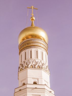 Ivan büyük Belltower Moskova'da görünümlü retro