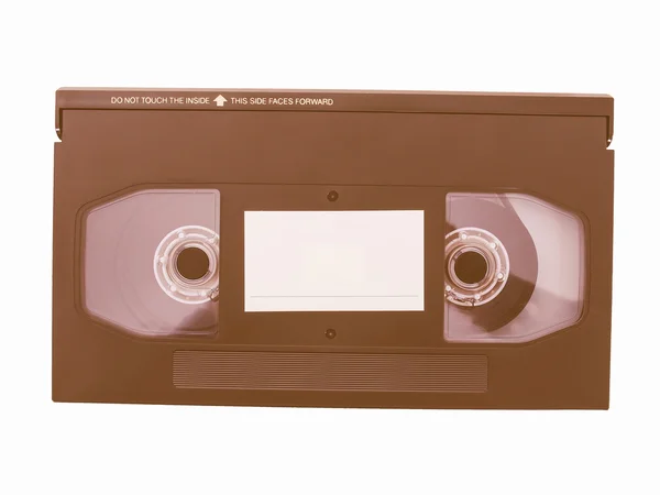 Ретро дивлячись Betamax стрічки касети — стокове фото