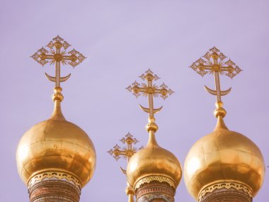 Retro Dormition Katedrali Moskova arıyorsunuz