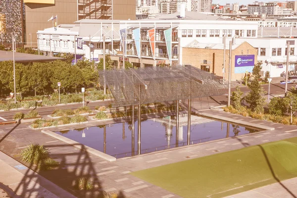 Vista de Auckland en busca de la retro — Foto de Stock