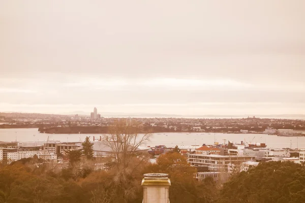 Ретро с видом на Окланд — стоковое фото
