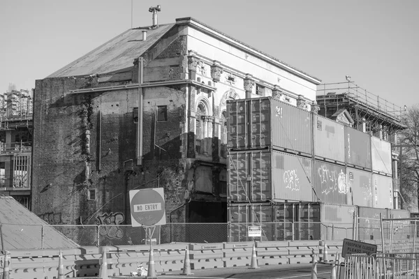 Ruiny zemětřesení v Christchurch — Stock fotografie