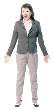 Hoşnutsuz Genç Kadın Cutout Resim