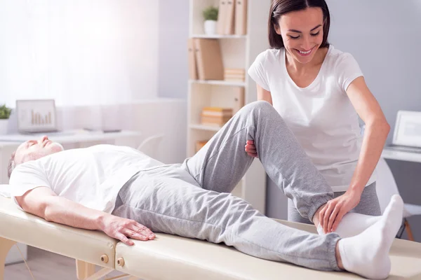 Modern rehabilitation physiotherapy — Stock Photo, Image