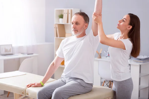 Fisioterapia reabilitação moderna — Fotografia de Stock