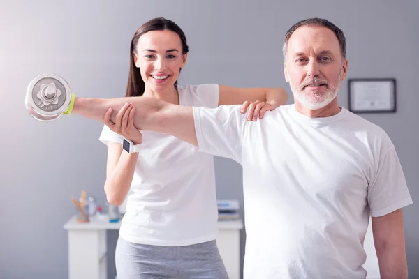 Fisioterapia reabilitação moderna — Fotografia de Stock