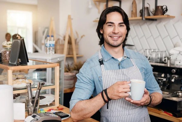 Modernes Café-Geschäft — Stockfoto