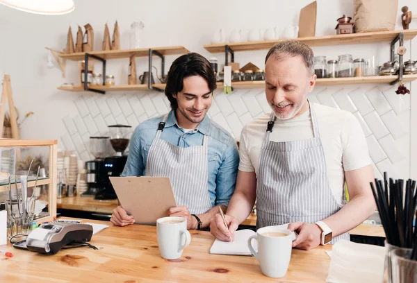 Affari di caffè moderni — Foto Stock