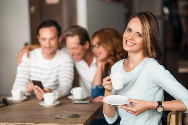 Nice youth relaxing indoors — Stock Photo, Image