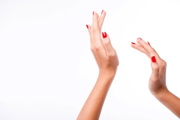 Les mains de la femme vont applaudir — Photo