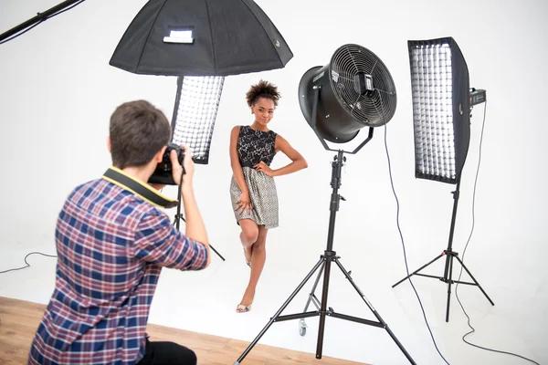 Photo session of the great model — Stock Photo, Image