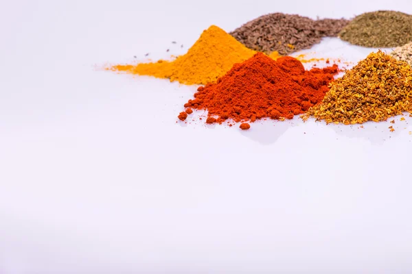 Composition of  different colorful  spices — Stock Photo, Image