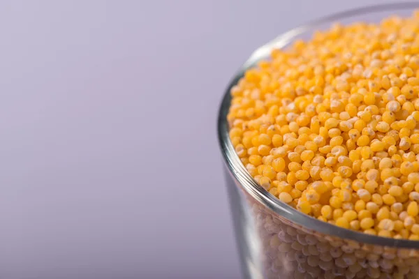 Composition of glasses with cereals — Stock Photo, Image