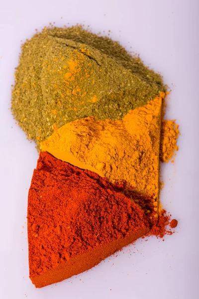 Composition of  different colorful  spices — Stock Photo, Image