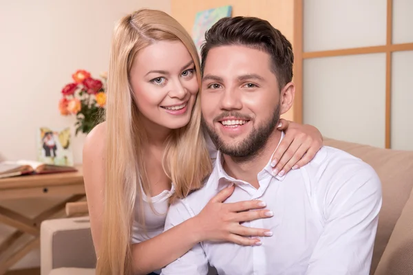 Happy couple in love — Stock Photo, Image