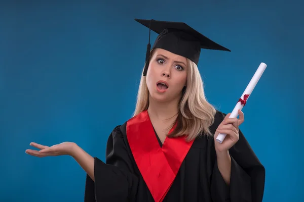 Disappointed student girl — Stock Photo, Image