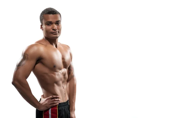 Retrato del joven deportista posando —  Fotos de Stock