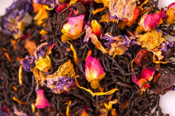 Closeup image of colorful tea — Stock Photo, Image