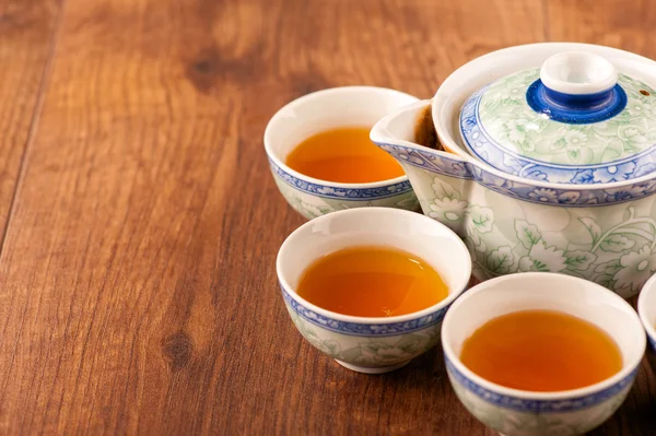 Still life of tea crockery — Stock Photo, Image