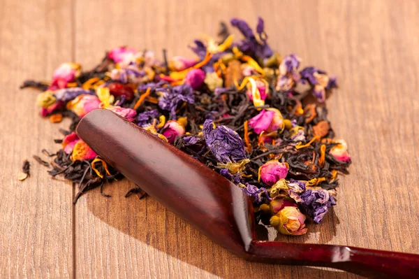 Closeup image of colorful tea — Stock Photo, Image