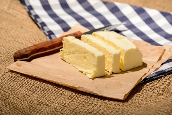 Nahaufnahme Bild einer köstlichen Butter — Stockfoto