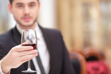 Çekici çift ziyaret lüks Restoran