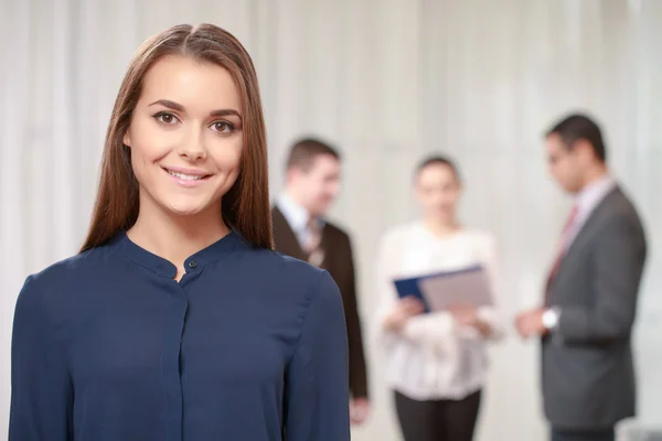 Businesswoman at the meeting — Stock Photo, Image