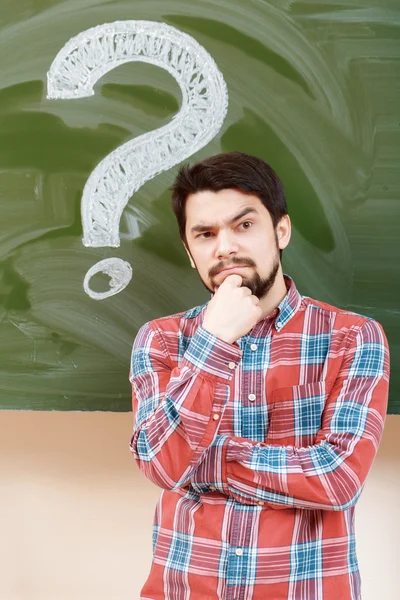 Studenten denken hart nach — Stockfoto