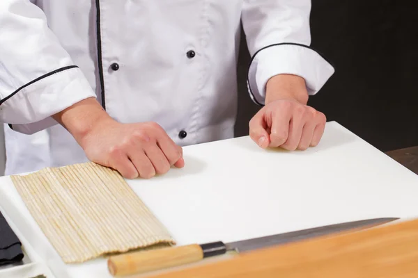 Μαγείρεμα εργαλεία για σούσι κυλίνδρους — Φωτογραφία Αρχείου
