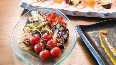 İştah açıcı ızgara sebze