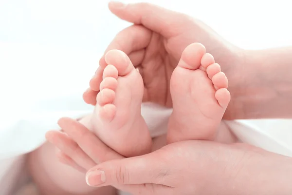 一个小婴儿的脚 — 图库照片