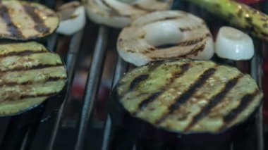 Dikey dolly atış lezzetli sebze