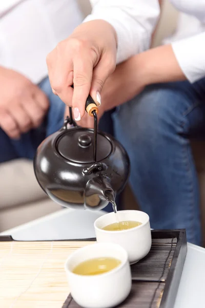 Nuturmort of Asian tea ceremony. — Stock Photo, Image