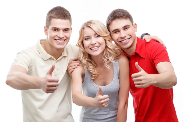 Group of people with thumbs up Stock Picture