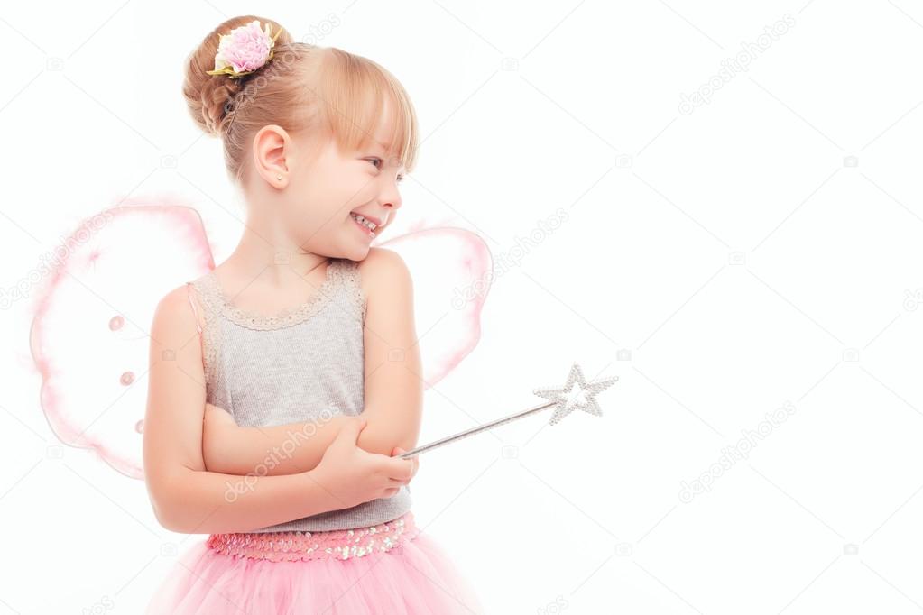 Nice little fairy feeling joy