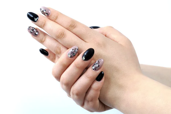 Konstgjorda naglar med gel — Stockfoto