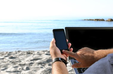 Modern teknoloji ile sahilde